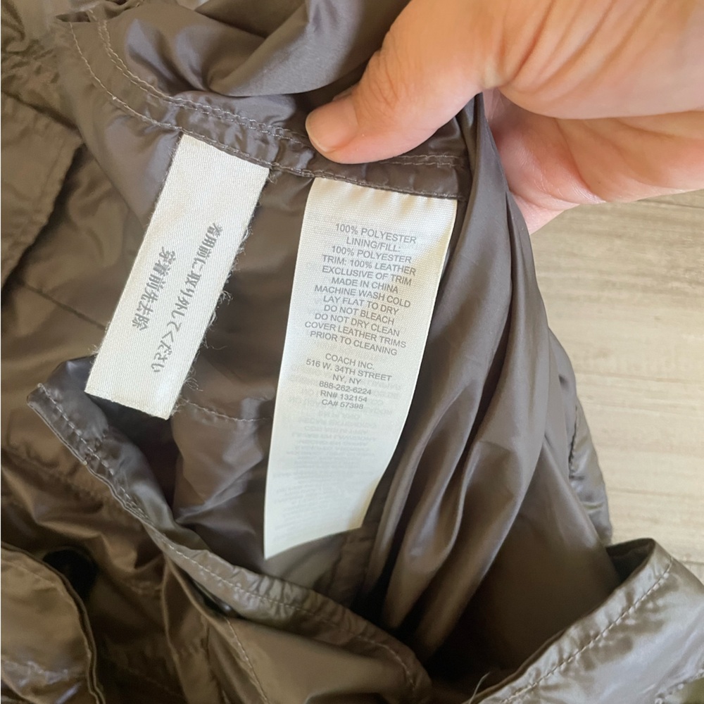 Like New Coach “Getaway” Softshell Jacket Large - Picture 11 of 15